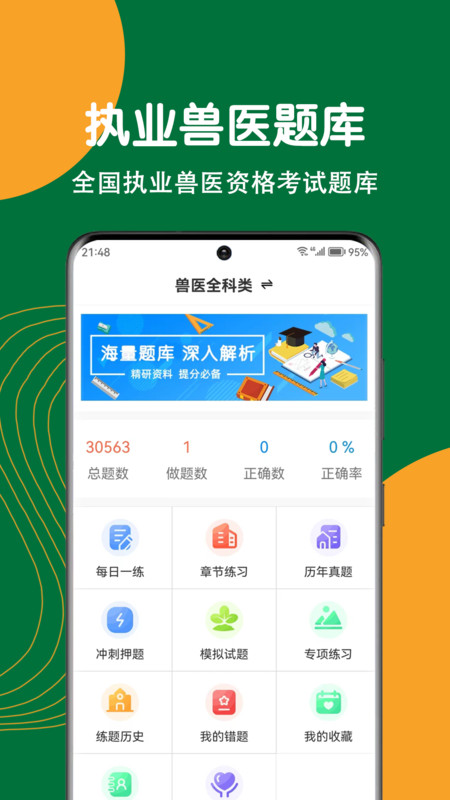 执业兽医刷题狗经典版图1